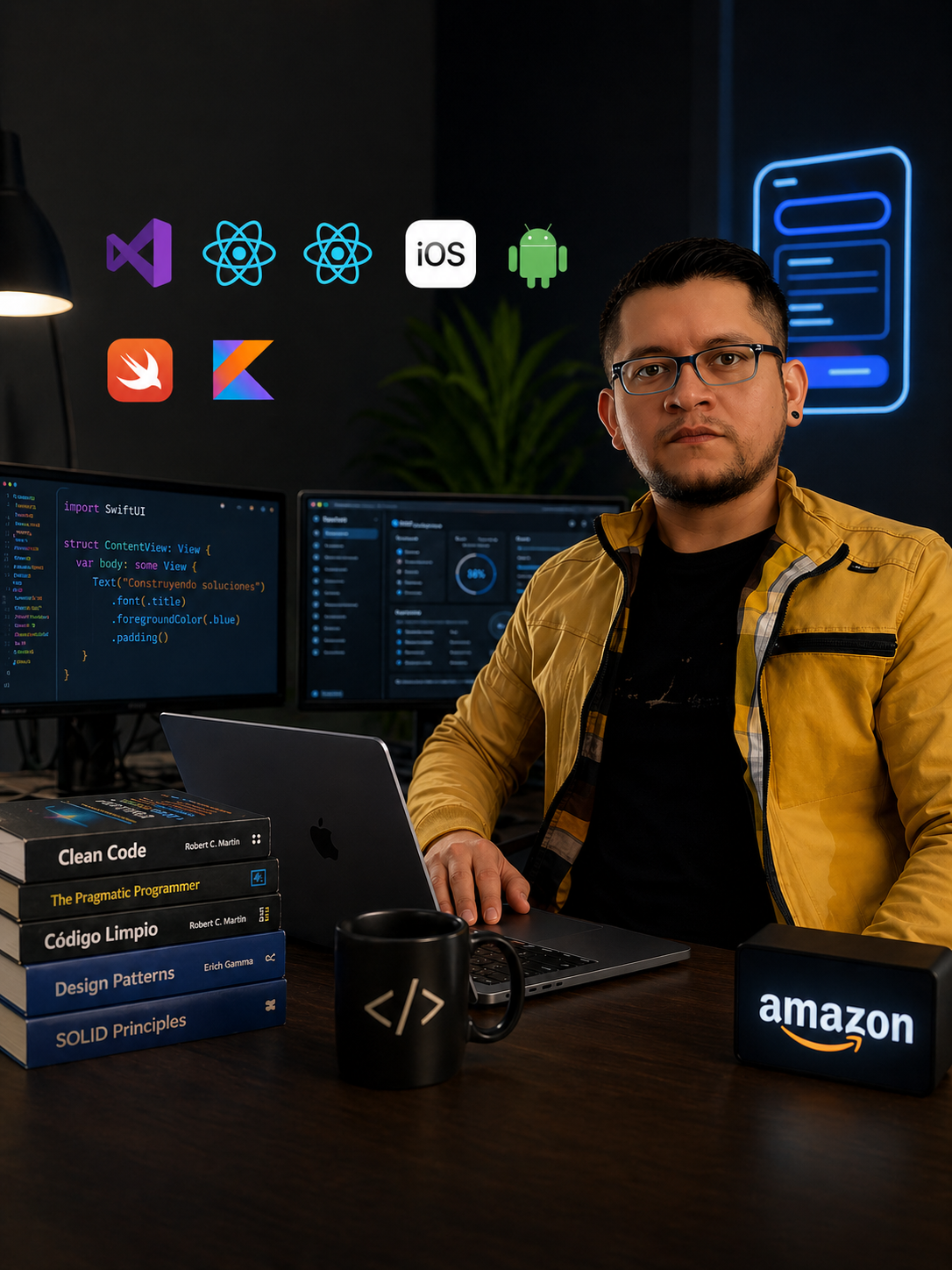 Retrato de Misael Lara